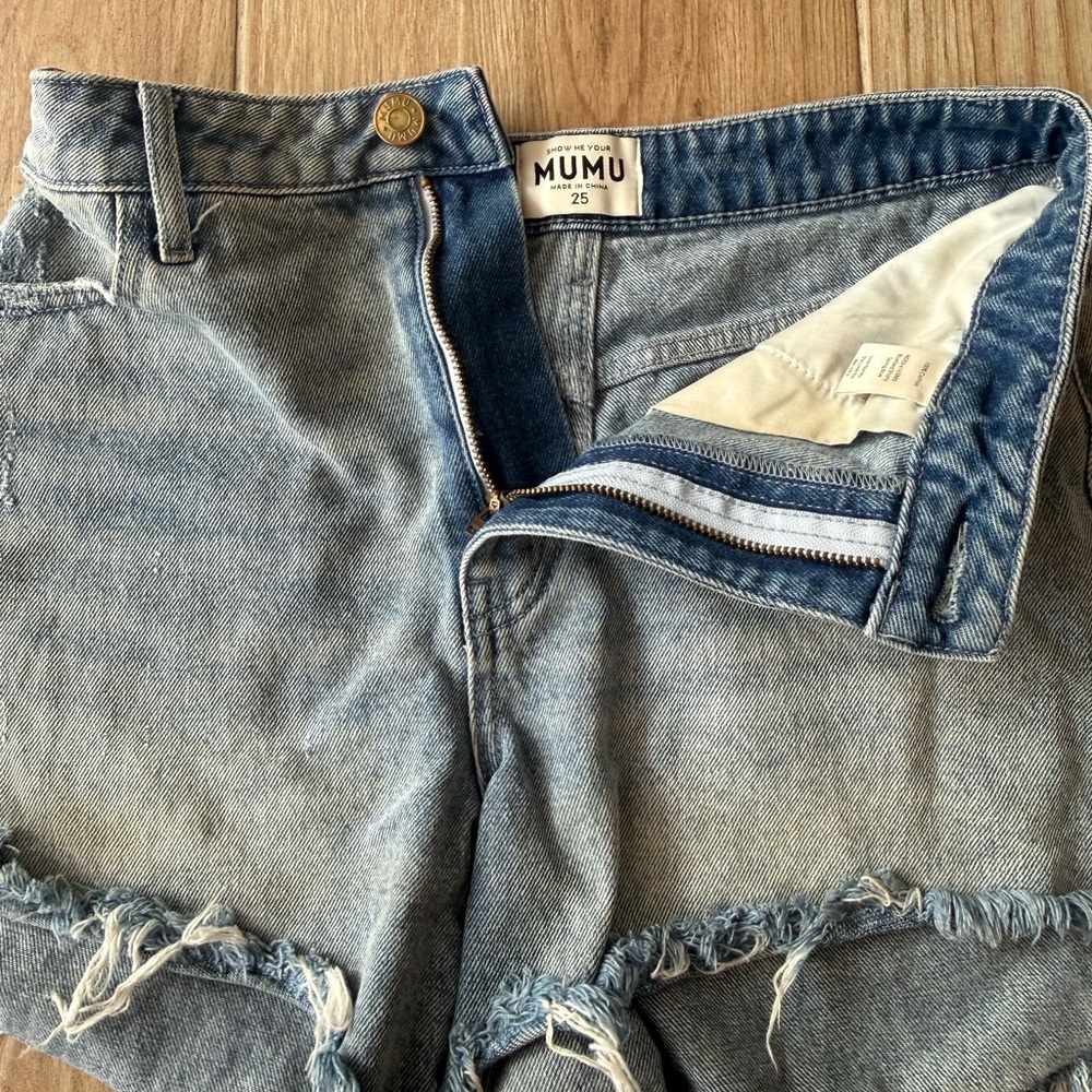 Show Me Your MuMu Bluefield Shorts - Picture 4 of 5